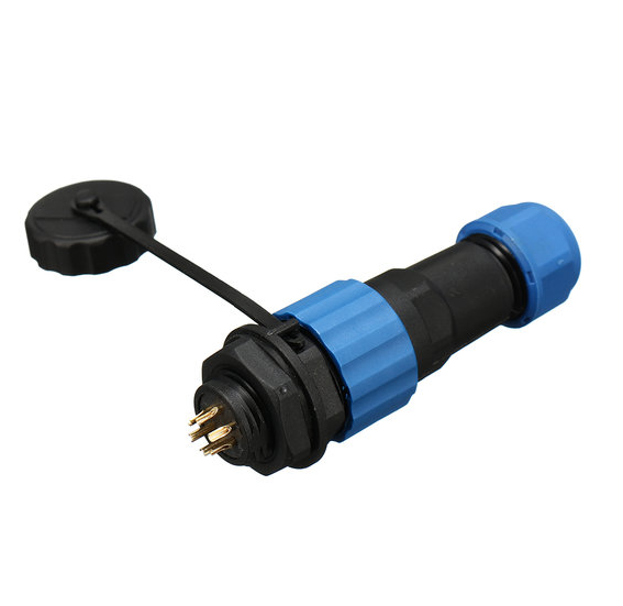 Male + socket - Waterdichte kabelverbinder - 6 aderig - IP68 Male + socket - Waterdichte kabelverbinder - 6 aderig - IP68
